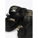 Sandalia Tiras Redondeadas de LOLA CASADEMUNT