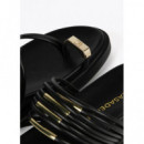 Sandalia Tiras Redondeadas de LOLA CASADEMUNT