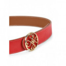 Cinturón Reversible Trébol Corazones de LOLA CASADEMUNT