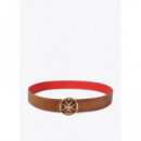 Cinturón Reversible Trébol Corazones de LOLA CASADEMUNT