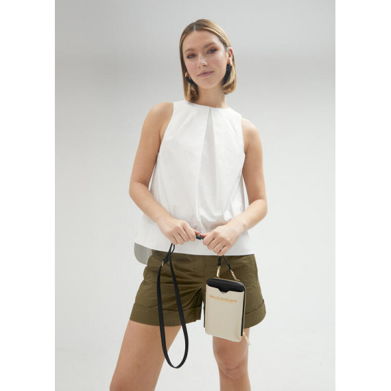 Mini Bolsito Porta Móvil Bicolor de LOLA CASADEMUNT