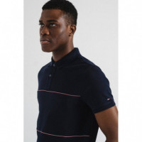 Global Stripe Blocking Reg Polo Desert S  TOMMY HILFIGER - Guanxe Atlantic Marketplace