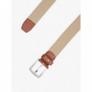 Cinturón Texturizado con Hebilla Cuadrada Horseradish  TOMMY HILFIGER