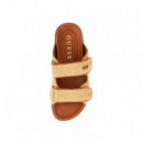 GUESS Sandalias Beige Fljfde FAP19-TAN