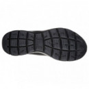 Playeras SKECHERS Negras Mujer