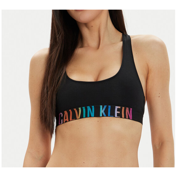 Bralette CALVIN KLEIN Negro Logo Multicolor