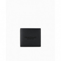 Cartera Tipo Libro en Material Resistente Black AF12133  ARMANI EXCHANGE