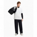 Polo de Corte Regular con Logotipo Tono sobre Tono por Todas Partes Off White AF10337  ARMANI EXCHANGE