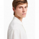 Polo de Corte Regular con Logotipo Tono sobre Tono por Todas Partes Off White AF10337  ARMANI EXCHANGE