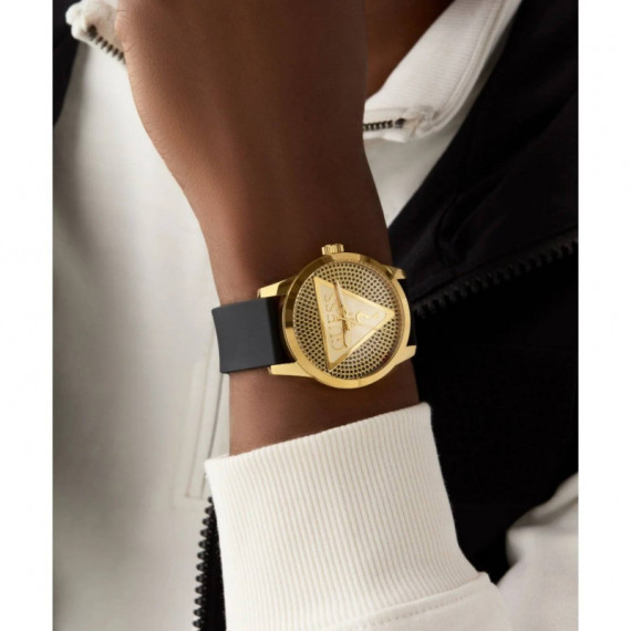 Reloj Badge Dorado  GUESS