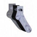 Calcetines 1/4 THE NORTH FACE con Amortiguación Multi Sport Multicolor