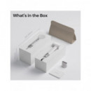 LAIFEN Secador de Pelo Mini Blanco Artic con Ionizador 1100W,1.8MTRS con Funda de Viaje