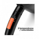 BABYLISS Secador de Viaje Plegable Travel Dry 2000W Negro 5344E  125V/230V/240V