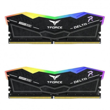 Kit Memoria Ram Teamgroup Delta 32GB (2X16GB) DDR5 6000MHZ Rgb CL38 Black  TEAM GROUP