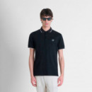 Polo Regular Fit con Parche de Logotipo Tejido  ANTONY MORATO