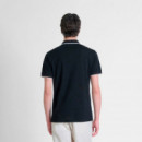 Polo Regular Fit con Parche de Logotipo Tejido  ANTONY MORATO