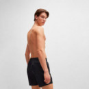 Bañador Tipo Shorts con Forro Integral y Logo Apilado  HUGO BOSS