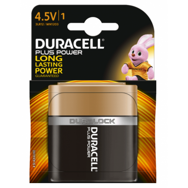 DURACELL Plus DUR01931 Pila Alcalina 4,5V MN1203
