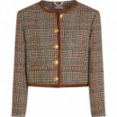 Blazer Blazer TOMMY HILFIGER Tweed Wool Mix Check Mujer
