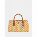 Bolso de Mano Simona de Rafia de GUESS