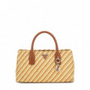 Bolso de Mano Simona de Rafia de GUESS