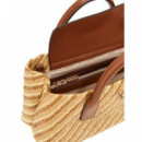 Bolso de Mano Simona de Rafia de GUESS