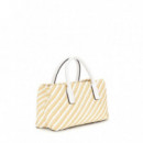 Bolso de Mano Simona de Rafia de GUESS