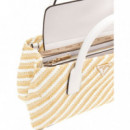 Bolso de Mano Simona de Rafia de GUESS