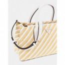 Bolso de Mano Simona de Rafia de GUESS