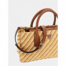 Bolso de Mano Simona de Rafia de GUESS