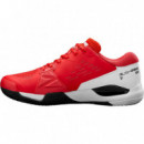 Zapatillas Wilson Rush Pro Ace Clay Rojo Blanco  WILSON PADEL