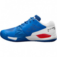 Zapatillas Wilson Rush Pro Ace Clay Azul Blanco  WILSON PADEL