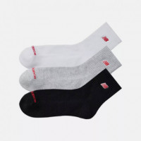 Patch Logo Ankle 3 Pack Wm Wht/multi Whi  NEW BALANCE