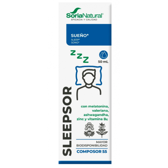 Sleepsor Composor 55 Gotas Orales 50 Ml  SORIA NATURAL