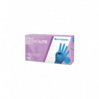 CUATROGASA GUANTES NIT DERMOLITE S/P T S 100UNID
