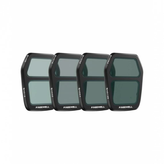 Pack de 4 Filtros Freewell Split ND16/ND8, ND32/ND16, ND64/ND32, ND128/ND6 para Dji Air 3S  FREEWELL