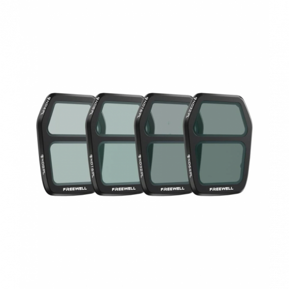 Pack de 4 Filtros Freewell Bright Day ND8PL/ND4PL, ND16PL/ND8PL, ND32PL/ND16PL para Dji Air 3S  FREEWELL