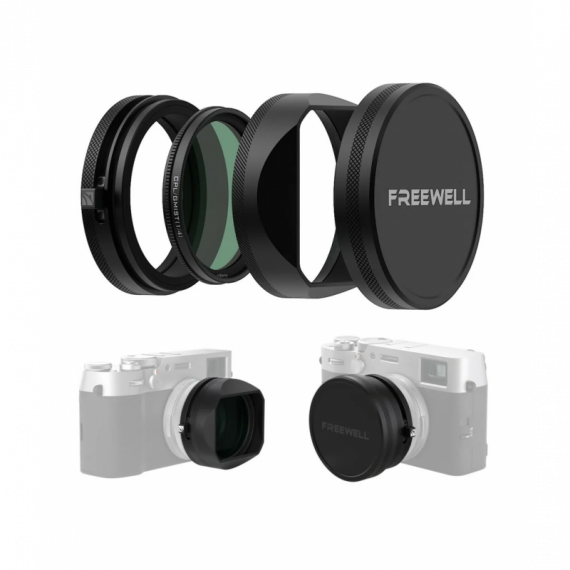 Kit de Filtros Freewell Serie Fuji X100 con Parasol Negro  FREEWELL