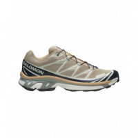 Calzado Zapatillas SALOMON XT-6 Oxford Tan / Carbon / Clearly Aqua