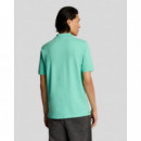 LYLE AND SCOTT - PEPPERLINE Polos Polo Lyle & Scott Superfine Deep Aqua