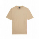 LYLE AND SCOTT - PEPPERLINE Camisetas Hombre Camiseta Lyle & Scott Superfine Stealth Brown