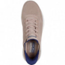 Bob Squad Chaos - Solid Step Taupe Knit SKECHERS