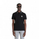 Polo Regular Fit con Parche de Tigre  ANTONY MORATO
