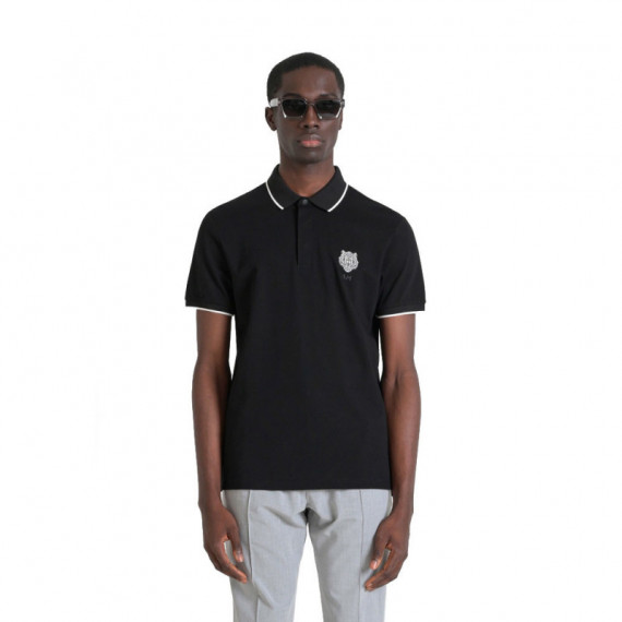 Polo Regular Fit con Parche de Tigre  ANTONY MORATO