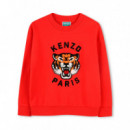 SUDADERA CON ESTAMPADO DE TIGRE KIDS