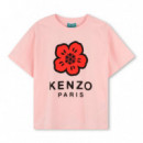 CAMISETA CON ESTAMPADO DE FLOR KIDS