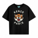 Camiseta con Ilustración Frontal Kids  KENZO KIDS