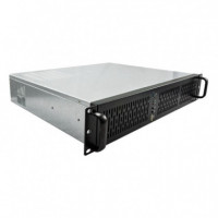 Unyka Carcasa Rack UK2129 19 2U Negra Rejilla Frontal con Filtro Antipolvo USB 2.0 y 3.0  UNYKACH