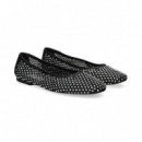 Bailarina Regilla Cristal Negro  STEVE MADDEN