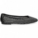 Bailarina Regilla Cristal Negro  STEVE MADDEN